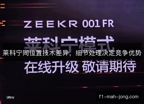 莱科宁同位置技术差异，细节处理决定竞争优势